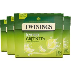 Twinings Green Tea with Lemon 320 Tea Bags (Multipack of 4 x 80 Bags) Twinings Green Tea with Lemon 320 Tea Bags (Multipack of 4 x 80 Bags)