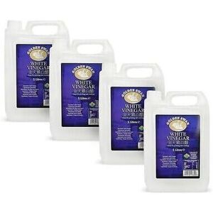 Saras Flavours of Asia Golden Swan White Vinegar - 5 Litre (Pack of 4) Multi Purpose Use Perfect Fo Saras Flavours of Asia Golden Swan White Vinegar - 5 Litre (Pack of 4) Multi Purpose Use Perfect Fo