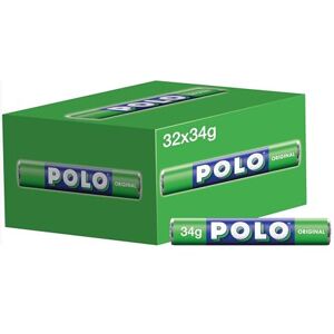 Nestle Polo Original Mints Tubes, 32 x 34 g Nestle Polo Original Mints Tubes, 32 x 34 g