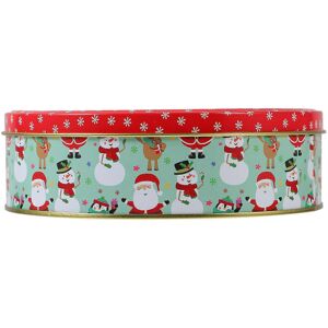 Kricely (Picture 2, One size) Christmas Tinplate Cookie Tin Candy Biscuits Treat Box Sma Kricely (Picture 2, One size) Christmas Tinplate Cookie Tin Candy Biscuits Treat Box Sma