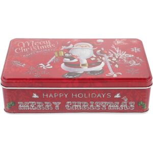 Kricely (As show, One size) Christmas Tin Box Candy Packing Box Chocolate Biscuits Treat Kricely (As show, One size) Christmas Tin Box Candy Packing Box Chocolate Biscuits Treat