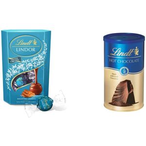 Lindt Lindor Chocolate Truffles Box, Salted Caramel, Approximate 16 Balls, 200 g Lindt Lindor Chocolate Truffles Box, Salted Caramel, Approximate 16 Balls, 200 g