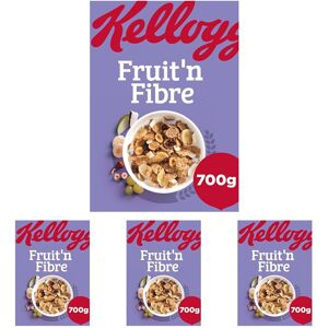 Kelloggs Kellogg's Fruit 'n Fibre Breakfast Cereal Box, 700g (Pack of 4) Kelloggs Kellogg's Fruit 'n Fibre Breakfast Cereal Box, 700g (Pack of 4)