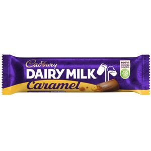 Cadbury Dairy Milk Caramel Chocolate Bar, Smooth Caramel Centre, 45 g (Pack of 4 Cadbury Dairy Milk Caramel Chocolate Bar, Smooth Caramel Centre, 45 g (Pack of 4