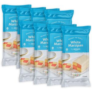 by Amazon Ready To Roll Natural Marzipan, Almond, 4000 g, 8 packs of 500g by Amazon Ready To Roll Natural Marzipan, Almond, 4000 g, 8 packs of 500g
