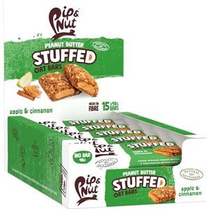 Pip & Nut Peanut Butter Stuffed Oat Bar Apple & Cinnamon 15 x 48g Pip & Nut Peanut Butter Stuffed Oat Bar Apple & Cinnamon 15 x 48g