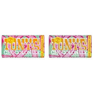 Tony's Chocolonely Everything Bar - Milk Chocolate, Crunchy Caramel, Almonds, Pr Tony's Chocolonely Everything Bar - Milk Chocolate, Crunchy Caramel, Almonds, Pr
