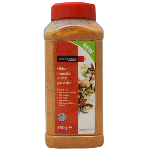 Chefs Larder Tikka Masala Curry Powder - 1 x 650g Chefs Larder Tikka Masala Curry Powder - 1 x 650g