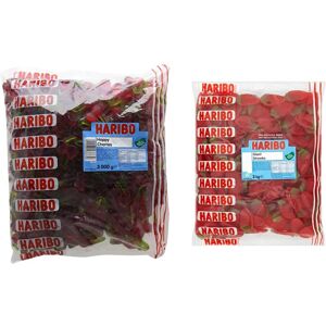 Haribo Happy Cherries 3kg Cherry Flavoured Sweets Bulk & Giant Strawbs 3kg bulk Haribo Happy Cherries 3kg Cherry Flavoured Sweets Bulk & Giant Strawbs 3kg bulk