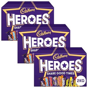 Cadbury Heroes Chocolate Bulk Sharing Box 2kg Milk Chocolates Individually Wrapp Cadbury Heroes Chocolate Bulk Sharing Box 2kg Milk Chocolates Individually Wrapp