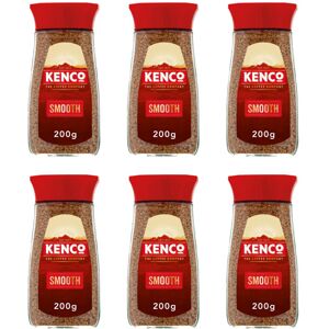 Kenco Smooth Instant Coffee 200g (Pack of 6 Jars, Total 1.2kg) Kenco Smooth Instant Coffee 200g (Pack of 6 Jars, Total 1.2kg)