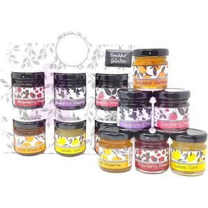 PVL Trade Selection of Breakfast & Afternoon Tea Jam Preserve Gift Pack - Strawberry, Blac PVL Trade Selection of Breakfast & Afternoon Tea Jam Preserve Gift Pack - Strawberry, Blac