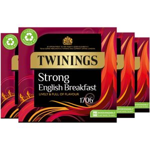 Twinings English Strong Breakfast Tea Bold, Lively & Full of Flavour Black Tea Twinings English Strong Breakfast Tea Bold, Lively & Full of Flavour Black Tea