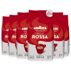 Lavazza Qualita Rossa Coffee Beans, Pack of 6, 6 x 1000g Lavazza Qualita Rossa Coffee Beans, Pack of 6, 6 x 1000g