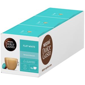 Nescafe NESCAF? Dolce Gusto Flat White Coffee Pods - total of 48 Creamy Coffee Flavoured Nescafe NESCAF? Dolce Gusto Flat White Coffee Pods - total of 48 Creamy Coffee Flavoured