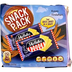 Skyflakes Cracker Snack Pack (10 solo packs) Best Before End of 04/25 Skyflakes Cracker Snack Pack (10 solo packs) Best Before End of 04/25