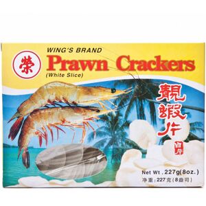 Wings Brand Prawn Crackers Snack (White) 227g Wings Brand Prawn Crackers Snack (White) 227g