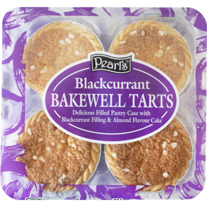 Pearl s Blackcurrant Bakewell Tarts 4's Pearl s Blackcurrant Bakewell Tarts 4's