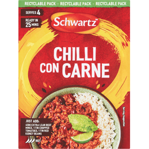 Schwartz Chilli Con Carne Recipe Mix 41G Schwartz Chilli Con Carne Recipe Mix 41G