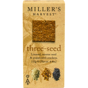 Artisan - Three Seed - 125g - Crackers Artisan - Three Seed - 125g - Crackers