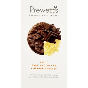 Prewetts Gluten Free Spicy Dark Choc & Ginger Cookies 150G Prewetts Gluten Free Spicy Dark Choc & Ginger Cookies 150G