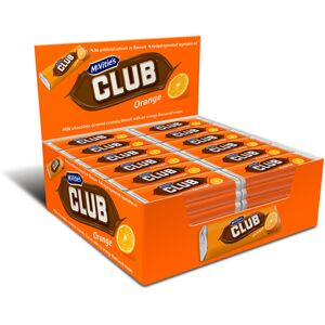 McVities McVitie's Club Orange Biscuit Bars, Zesty Orange Flavour, 22 g (Pack of 60) McVities McVitie's Club Orange Biscuit Bars, Zesty Orange Flavour, 22 g (Pack of 60)