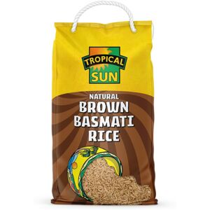 Tropical Sun Natural Brown Basmati Rice (Wholegrain), 5KG Bag Nutritious & Aro Tropical Sun Natural Brown Basmati Rice (Wholegrain), 5KG Bag Nutritious & Aro