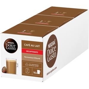 NESCAFE Dolce Gusto Cafe au Lait Decaf Coffee Pods - total of 48 Decaffinated Co NESCAFE Dolce Gusto Cafe au Lait Decaf Coffee Pods - total of 48 Decaffinated Co