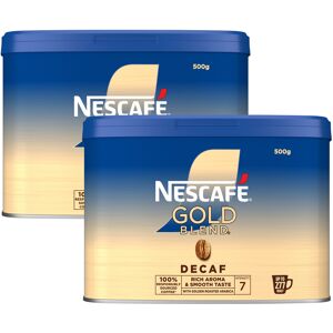 Nescafe Gold Blend Decaff Instant Coffee Granules, 2x500g Nescafe Gold Blend Decaff Instant Coffee Granules, 2x500g