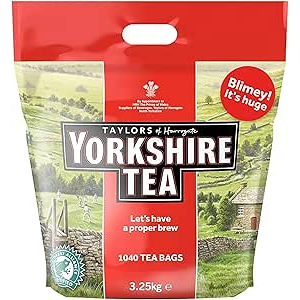 Yorkshire Tea, Total 1040 Tea Bags, (Pack of 3.25 kg) Yorkshire Tea, Total 1040 Tea Bags, (Pack of 3.25 kg)