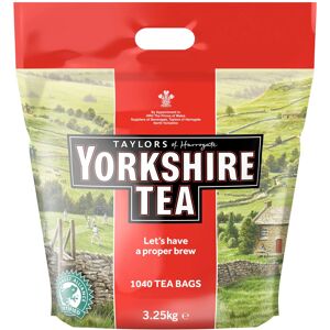 Yorkshire Tea Traditional 1040 Tea Bags 3.25 Kg (2 Pack) Yorkshire Tea Traditional 1040 Tea Bags 3.25 Kg (2 Pack)