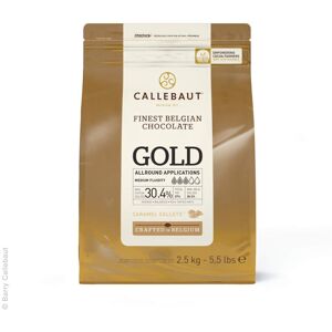 Callebaut Gold 30.4% - Finest Belgian Caramel Chocolate Chips (callets) 2.5kg Callebaut Gold 30.4% - Finest Belgian Caramel Chocolate Chips (callets) 2.5kg