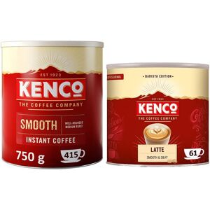 Kenco Instant Coffee Bundle 1 x Smooth 750g Tin and 1 x Latte 1kg Tin Kenco Instant Coffee Bundle 1 x Smooth 750g Tin and 1 x Latte 1kg Tin