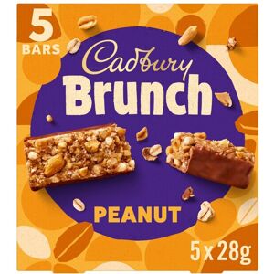 Cadbury Brunch Bar Peanut 5 x 28g - Pack of 6 Cadbury Brunch Bar Peanut 5 x 28g - Pack of 6