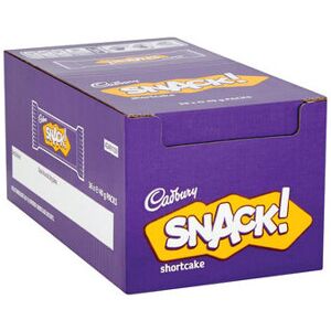 Cadbury Snack Shortcake Chocolate Biscuit 43g Pack of 36 Cadbury Snack Shortcake Chocolate Biscuit 43g Pack of 36