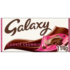 Galaxy Cookie Crumble Large Block 114g - Pack of 2 Galaxy Cookie Crumble Large Block 114g - Pack of 2