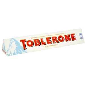 Toblerone Swiss White Chocolate Honey & Almond Nougat Bar 100g Toblerone Swiss White Chocolate Honey & Almond Nougat Bar 100g