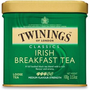Twinings Irish Breakfast Loose Tea Caddy (International Blend) - 100g Twinings Irish Breakfast Loose Tea Caddy (International Blend) - 100g