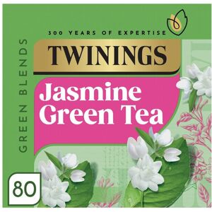 Twinings Green Tea & Jasmine 80 per pack - Pack of 6 Twinings Green Tea & Jasmine 80 per pack - Pack of 6