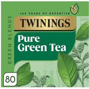 Twinings Pure Green Tea 80 per pack Twinings Pure Green Tea 80 per pack