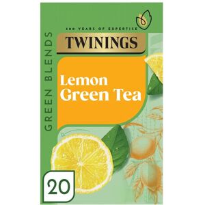 Twinings Lemon Green Tea 20 per pack - Pack of 6 Twinings Lemon Green Tea 20 per pack - Pack of 6