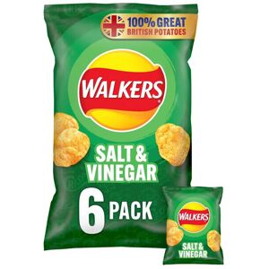Walkers Salt & Vinegar Crisps 25g x 6 per pack - (PACK OF 4) Walkers Salt & Vinegar Crisps 25g x 6 per pack - (PACK OF 4)