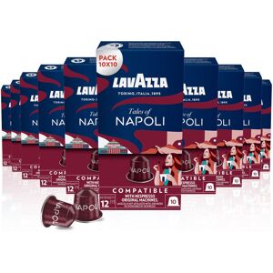 Lavazza, Tales of Napoli, 100 Coffee Capsules Compatible with Nespresso Machines Lavazza, Tales of Napoli, 100 Coffee Capsules Compatible with Nespresso Machines