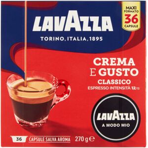 Lavazza A Modo Mio Crema e Gusto Coffee Pods Espresso, 36 Capsules Lavazza A Modo Mio Crema e Gusto Coffee Pods Espresso, 36 Capsules