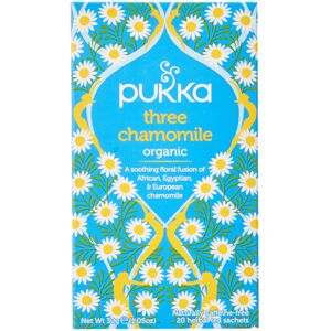 Pukka Herbs Three Chamomile Organic Herbal Tea Box Infusion With African, Eg Pukka Herbs Three Chamomile Organic Herbal Tea Box Infusion With African, Eg
