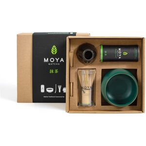 Organic Moya Matcha Green Tea Set 30g Traditional Grade (I & II) Pack + Bowl + Organic Moya Matcha Green Tea Set 30g Traditional Grade (I & II) Pack + Bowl +