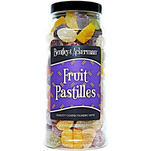 Bentley & Ackerman Fruit Pastilles sweets - (610g) Original Retro Fruit Pastilles Sweets in a Gift Bentley & Ackerman Fruit Pastilles sweets - (610g) Original Retro Fruit Pastilles Sweets in a Gift
