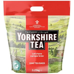 Yorkshire Tea 1040 Single Cup Tea Bags 2 Pack by Taylors of Harrogate Yorkshire Tea 1040 Single Cup Tea Bags 2 Pack by Taylors of Harrogate