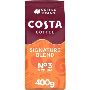 Costa Coffee Beans Signature Blend - Pack of 5 x 400g, Robusta & Arabica, Smooth Costa Coffee Beans Signature Blend - Pack of 5 x 400g, Robusta & Arabica, Smooth