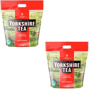 Yorkshire Tea Bags 3.25 Kg (1040 Tea Bags) - 2 Pack Yorkshire Tea Bags 3.25 Kg (1040 Tea Bags) - 2 Pack